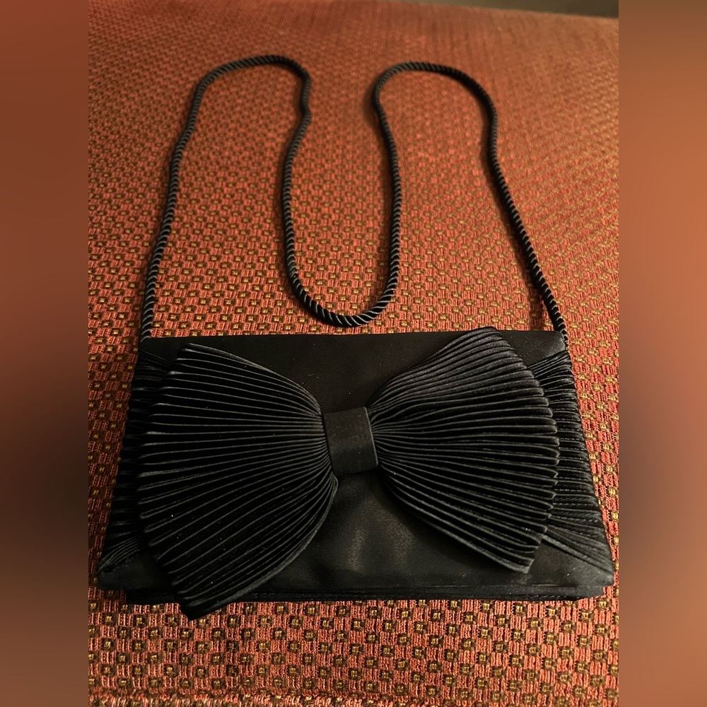 Mischief Makers Black Bow Purse